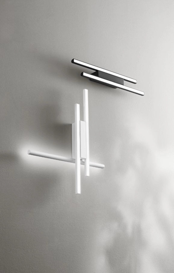 APPLIQUE MOVIDA/3 BIANCO A LED 3000K 1200LM 20W DIMMERABILE 50X8CM