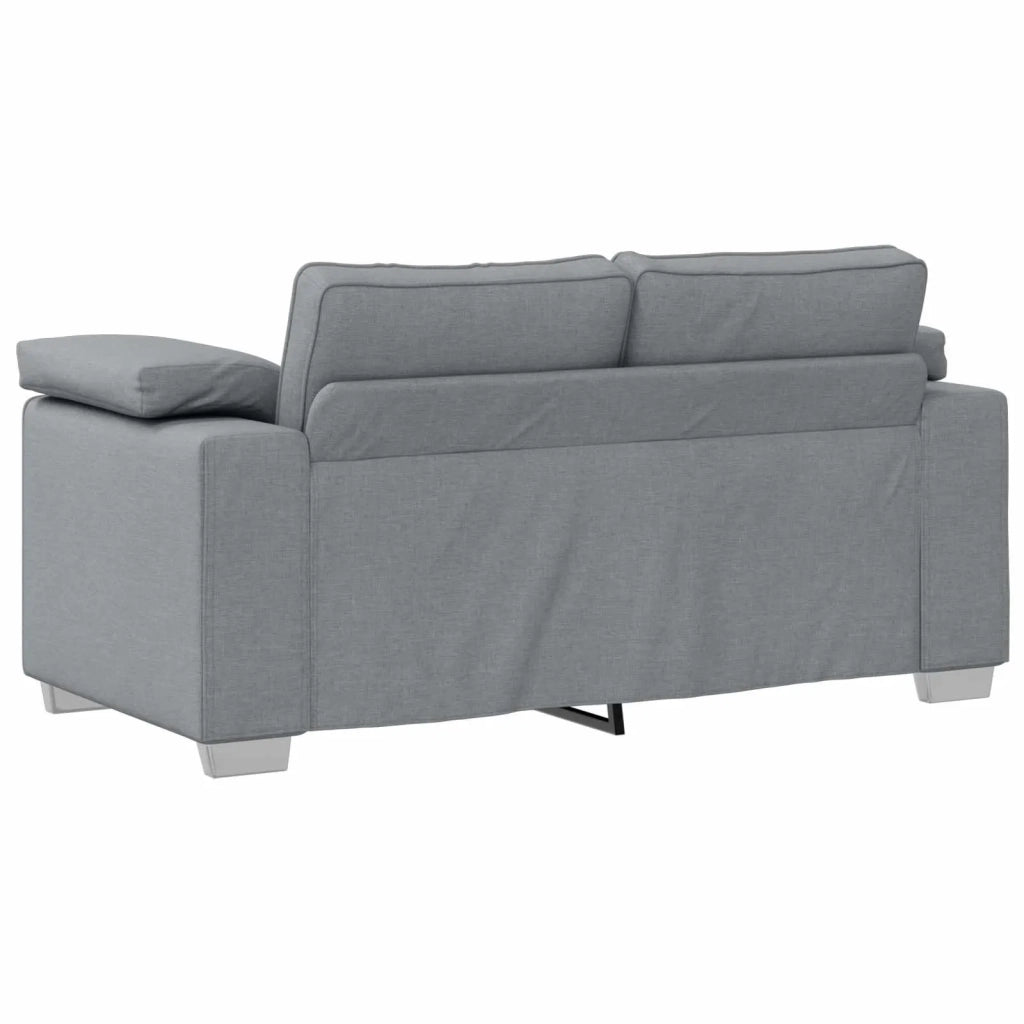 Divano 2 pcs Grigio chiaro 219 x 80 x 82 cm Tessuto 3324740