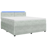 Letto box spring con materasso Grigio Chiaro 140 x 200 cm 3453155