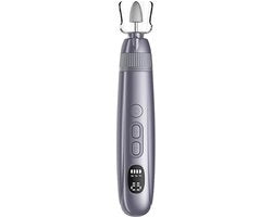 Macchina per levigare unghie, levigatrice elettrica senza fili, adatta per unghie in gel e acrilico, velocità regolabile, set di cura unghie, adatta per uso in salone e domestico, colore viola