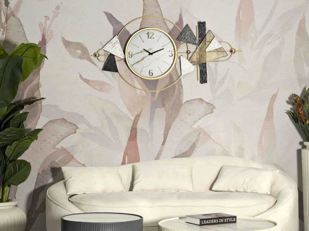Orologio da Muro Amy 120x6x60 cm in Ferro e Plastica Multicolor