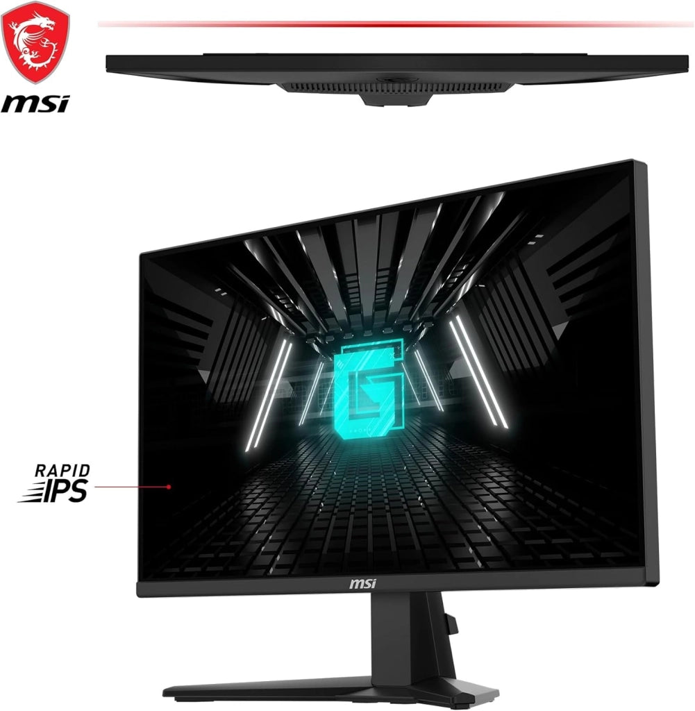 G255F Monitor Gaming 24,5", 180 Hz, 1ms, Rapid IPS, FHD (1920x1080), Adaptive SYNC, Night Vision, Anti-flickr, Less Blue Light - Display Port 1.2a / HDMI 2.0b