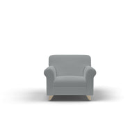 Copridivano Elasticizzato 1 Posto in Poliestere Leslie Grigio Chiaro