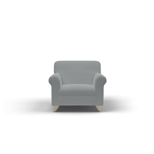 Copridivano Elasticizzato 1 Posto in Poliestere Leslie Grigio Chiaro