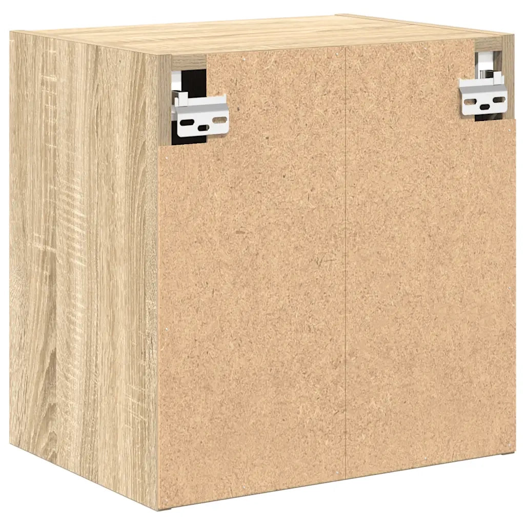Pensili per Garage 2 pz Rovere Sonoma in Legno Multistrato 860630