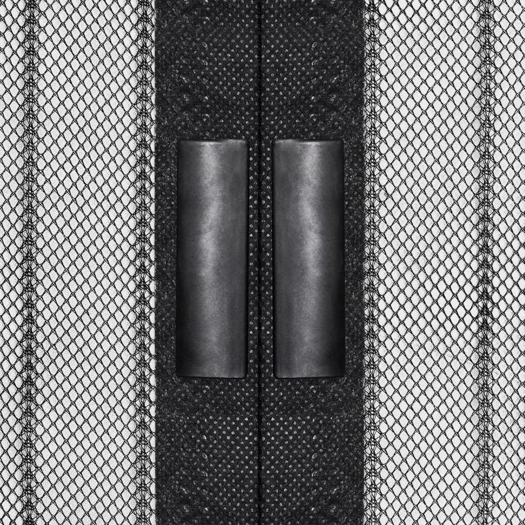 Tende Antimosche 2 pz per Porte con Magneti Nere 210x90 cm CFW7163491