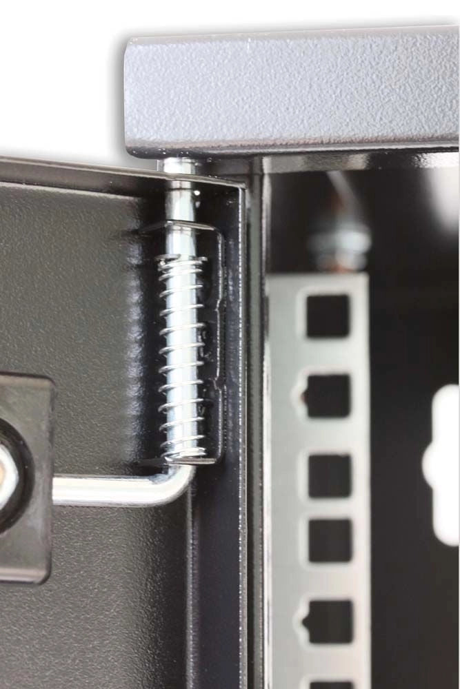 Armadio Rack 19'' a muro 10 unità prof. 400 Nero Assemblato