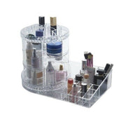 Trade Shop - Organizer 2in1 Trasparente Crilex Per Gioielli Trucchi Cosmetici Make-up 59070 -