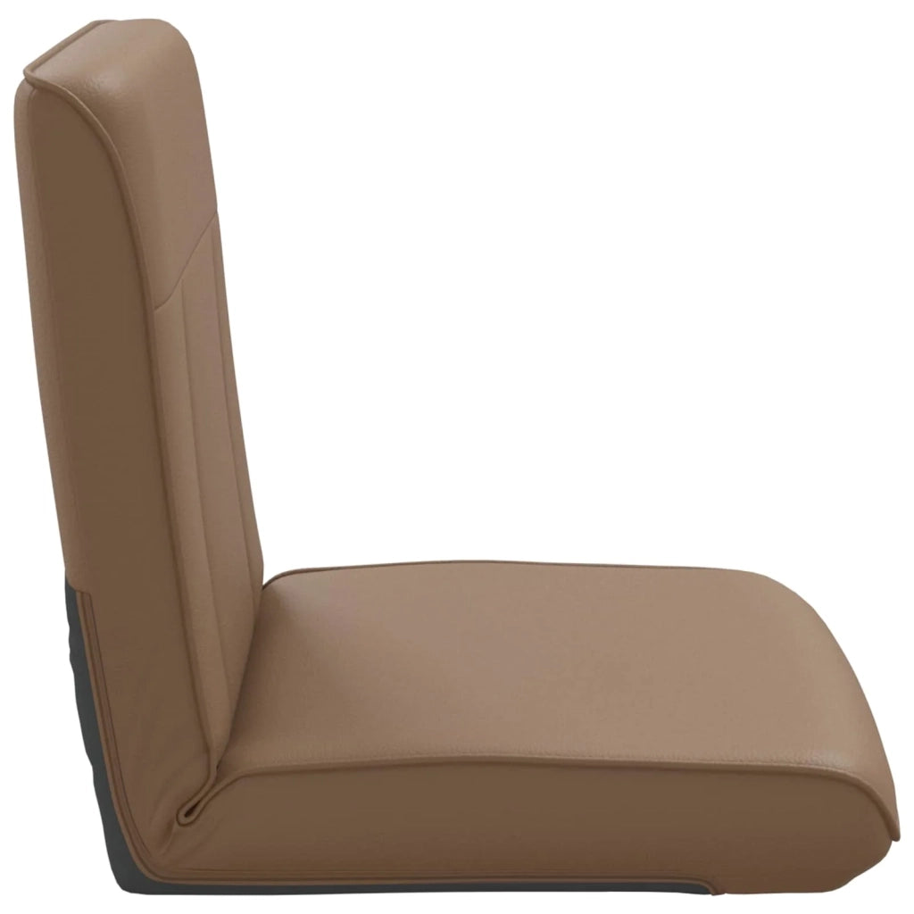 Sedia a pavimento regolabile Cappuccino Similpelle
