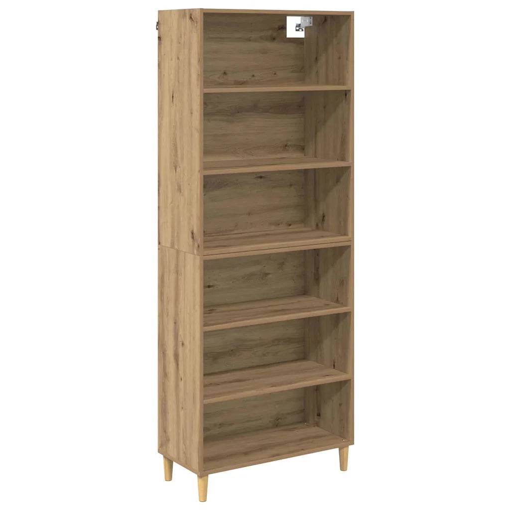 Credenza-Buffet-Armadio da cucina Rovere artigianale 69,5 x 32,5 x 180 cm 512347