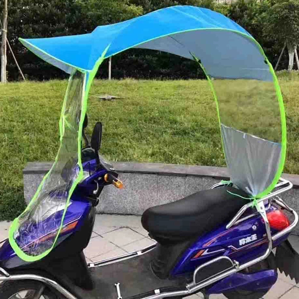 Trade Shop - Parapioggia Moto Scooter Copertura Per Pioggia Impermeabile Coprimoto Universale -