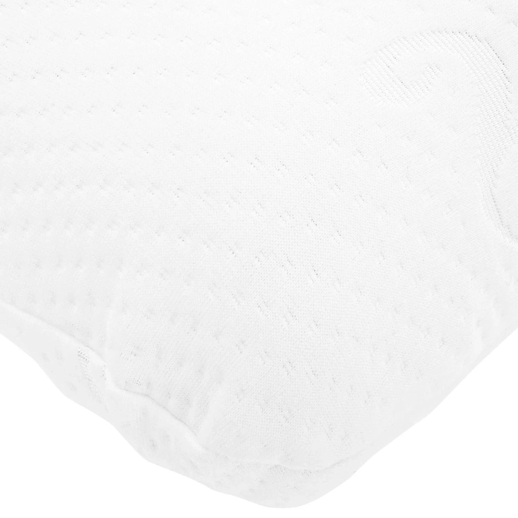 Cuscino da Letto Bianco 90 x 40 x 13 cm Schiuma Memory in Gel CFW5281870