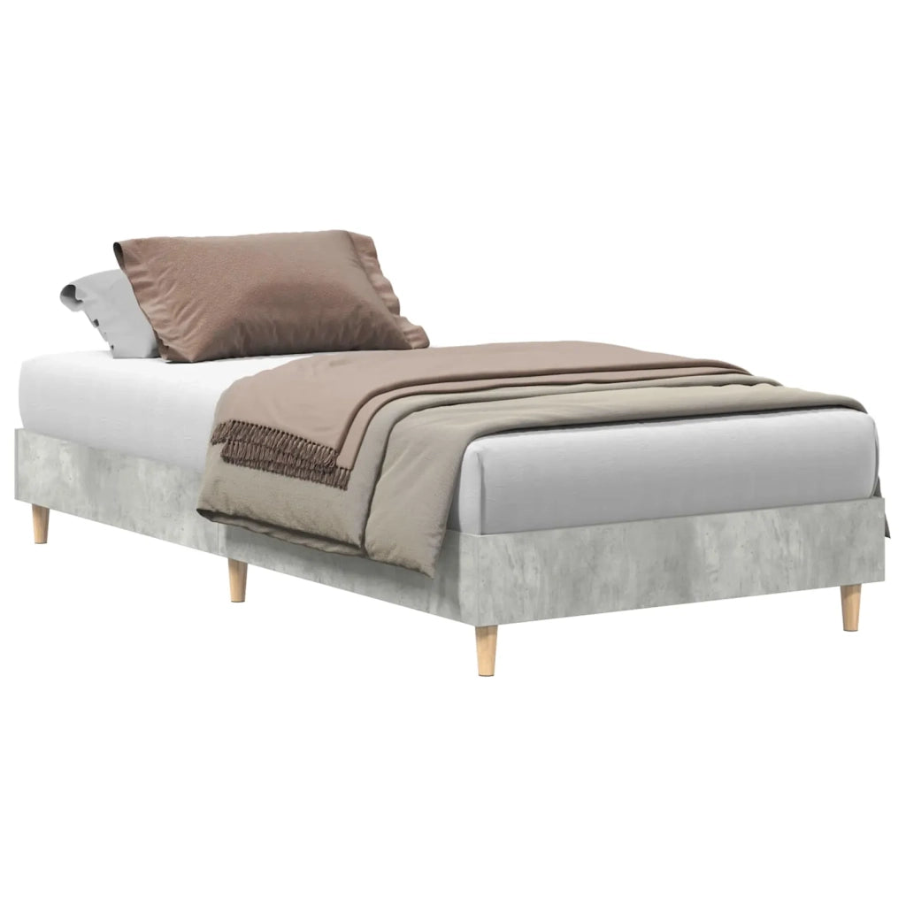 Struttura del letto Grigio Cemento Legno ingegnerizzato 8009064