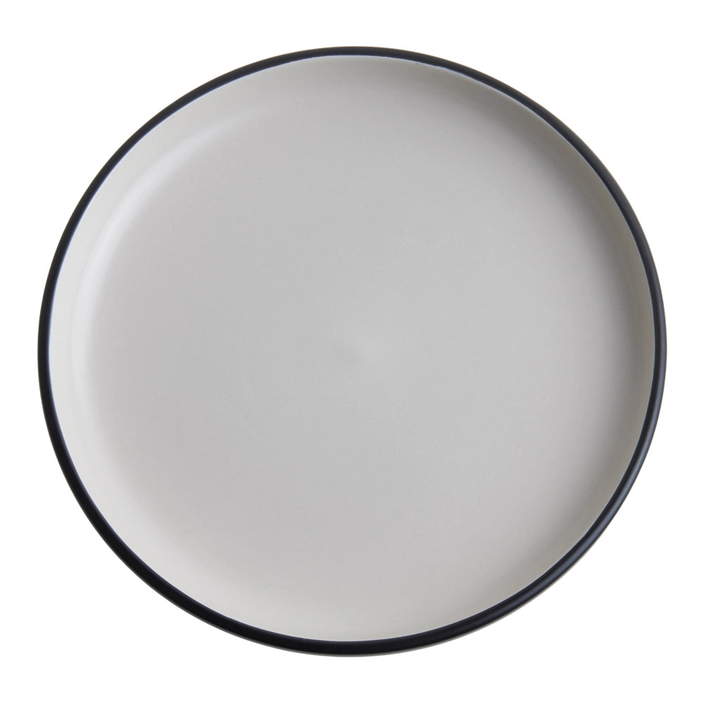 Servizio da tavola 16 pezzi in gres beige e blu elegante per cucina e sala da pranzo con finitura smaltata colorata per 4 persone
