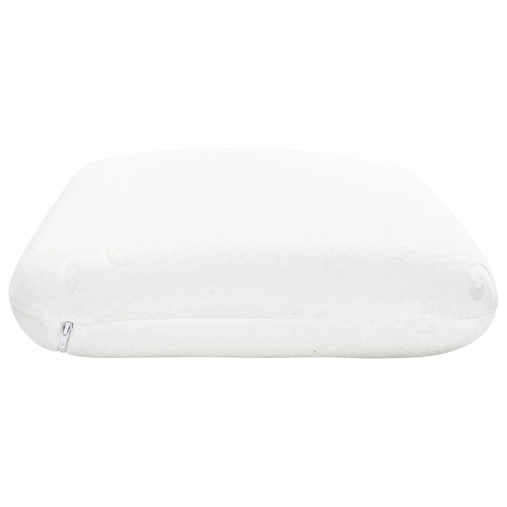 Cuscino da Letto Bianco 60 x 40 x 10,5 cm Schiuma Memory CFW9548369
