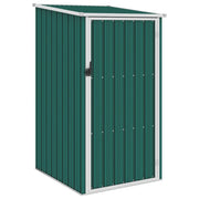 Casetta da giardino cabina ripostiglio casetta da esterno robusta casetta per attrezzi 87 x 98 x 159 cm acciaio zincato verde 02_0022380
