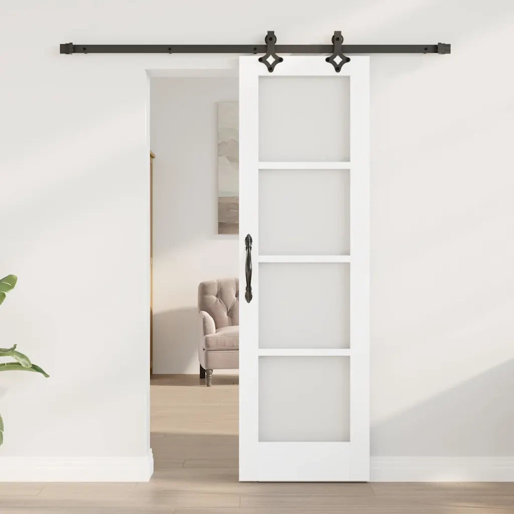 Porta scorrevole ORKDAL Bianco e Nero 61 x 198,5 cm 3332154
