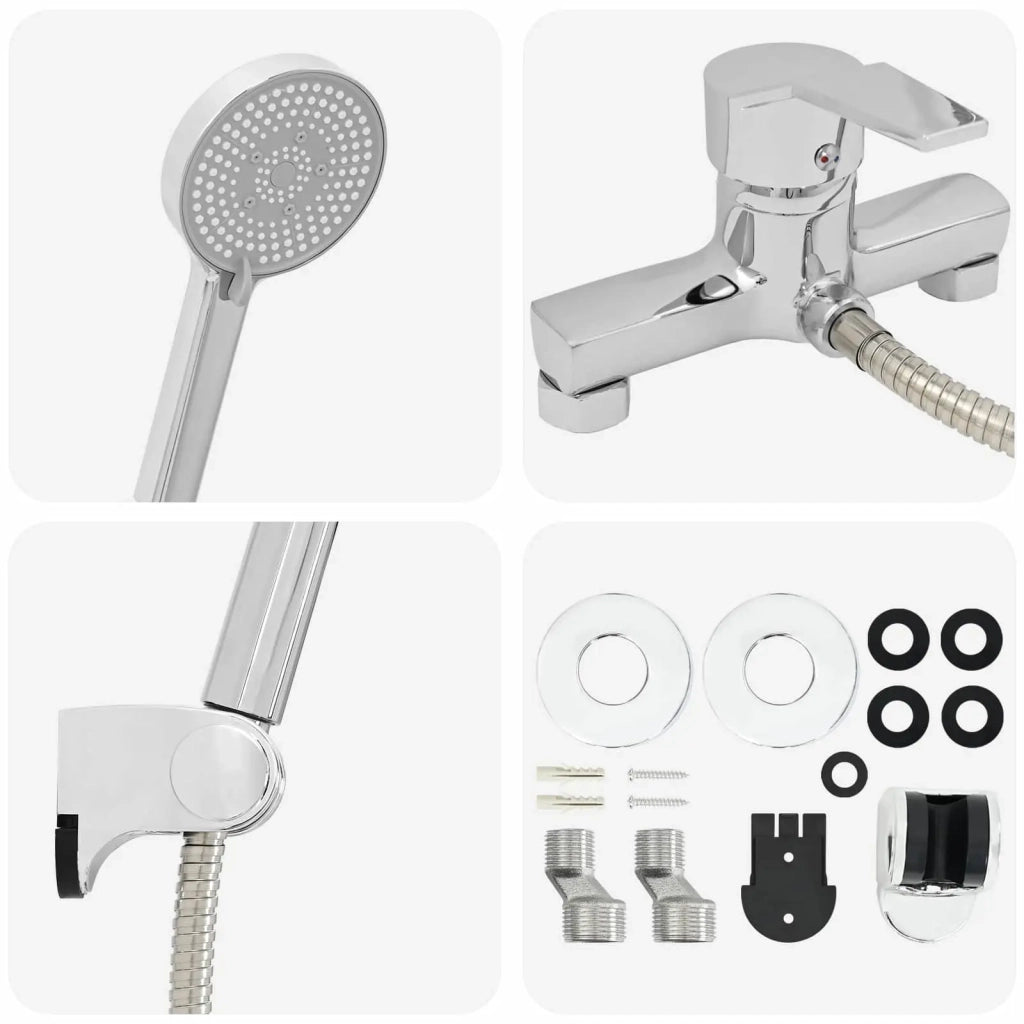 Set di doccia con soffione Cromo G 1 / 2 pollici Ottone CFW2167908