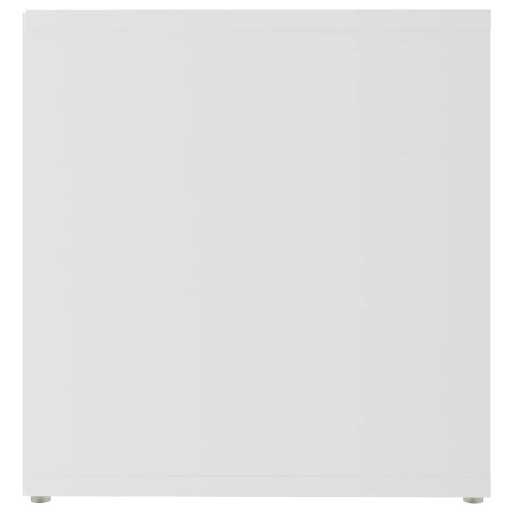 Mobile TV multimediale mensola TV credenza mobile TV sala da pranzo soggiorno camera da letto 72 x 35 x 36,5 cm legno ingegnerizzato bianco 02_0026196