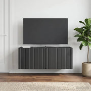 Mobile Porta TV da Muro 78,5 x 31 x 30 cm Nero 898376