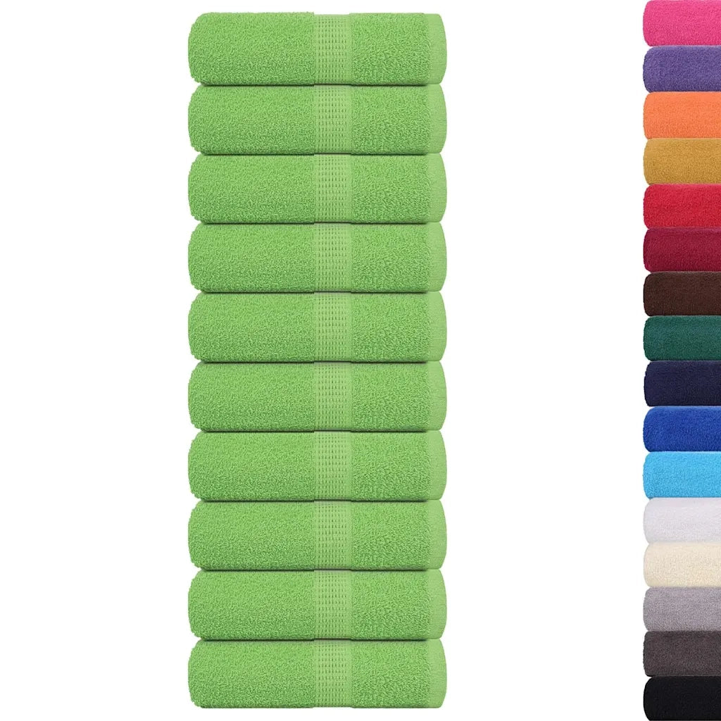 Asciugamani FROGN 10 pz Verde Mela 30x30 cm 360 g/m² 137018