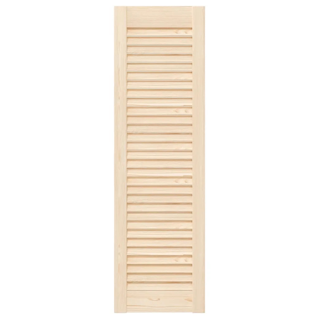 Ante con Design a Lamelle 2 pz 99x29,5 cm in Legno di Pino 4015895