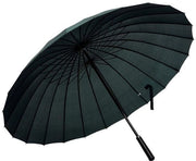 Ombrello da Giardino 24 Righelli - Ombrello da Esterno Opaco - Anti-UV - Ombrello da Mano - Impermeabile - Struttura in Alluminio Robusta - 114 Cm di Diametro - Ombrello per la Pioggia