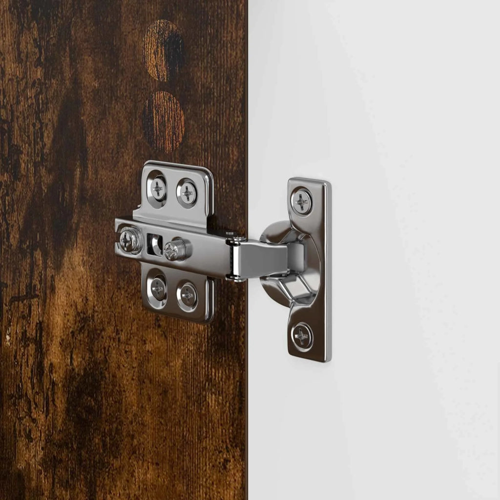 Armadio per Lavabo da Bagno ARNHEM Rovere Fumo 896570