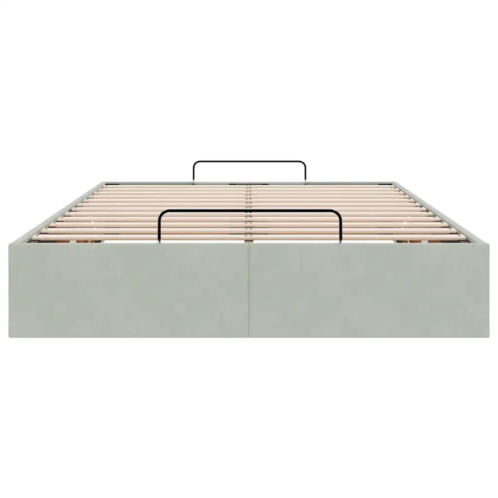 Struttura Letto Pouf Senza Materasso 120x190 cm Velluto 3310949