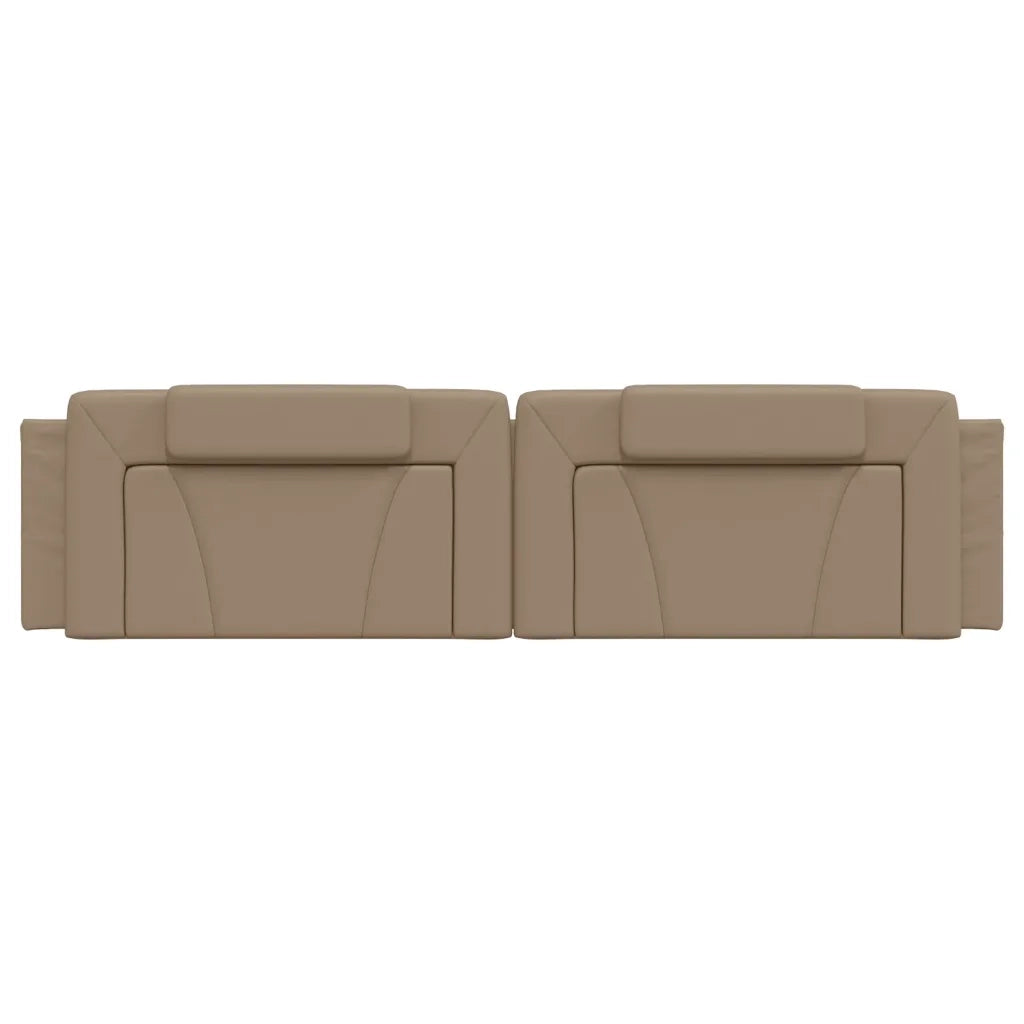 Cuscino Testiera Viana Cappuccino 200 cm in Similpelle 374818