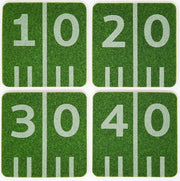 Decorazioni per Football in Design Grasveld (4 Pezzi) per Vasi e Coppe: Ideale come Decorazione per la Sede di Football o Regalo - Foderato con Erba Sintetica