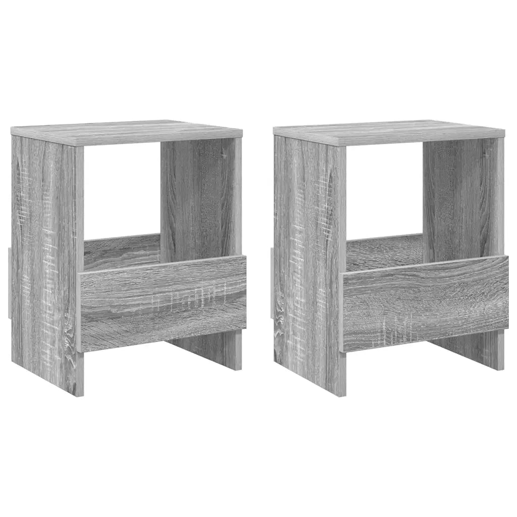 Scaffale per riviste 2 pz Grigio Sonoma 35 x 30 x 45 cm CFW3265794