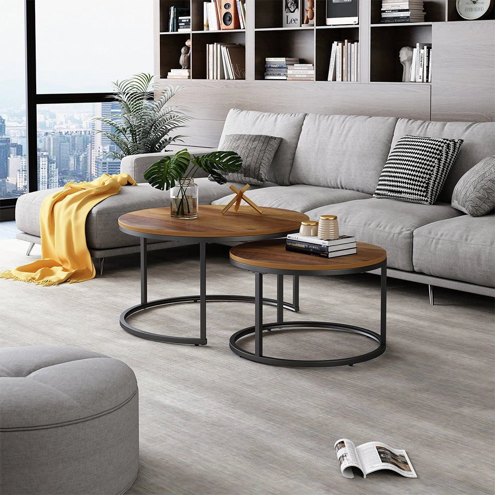 Vicco Tavolino da divano Legno 77 x 40 cm 2 parti