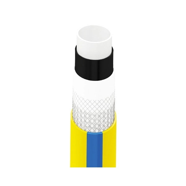 TUBO TWIST BIANCO/GIALLO 5/8" 25M