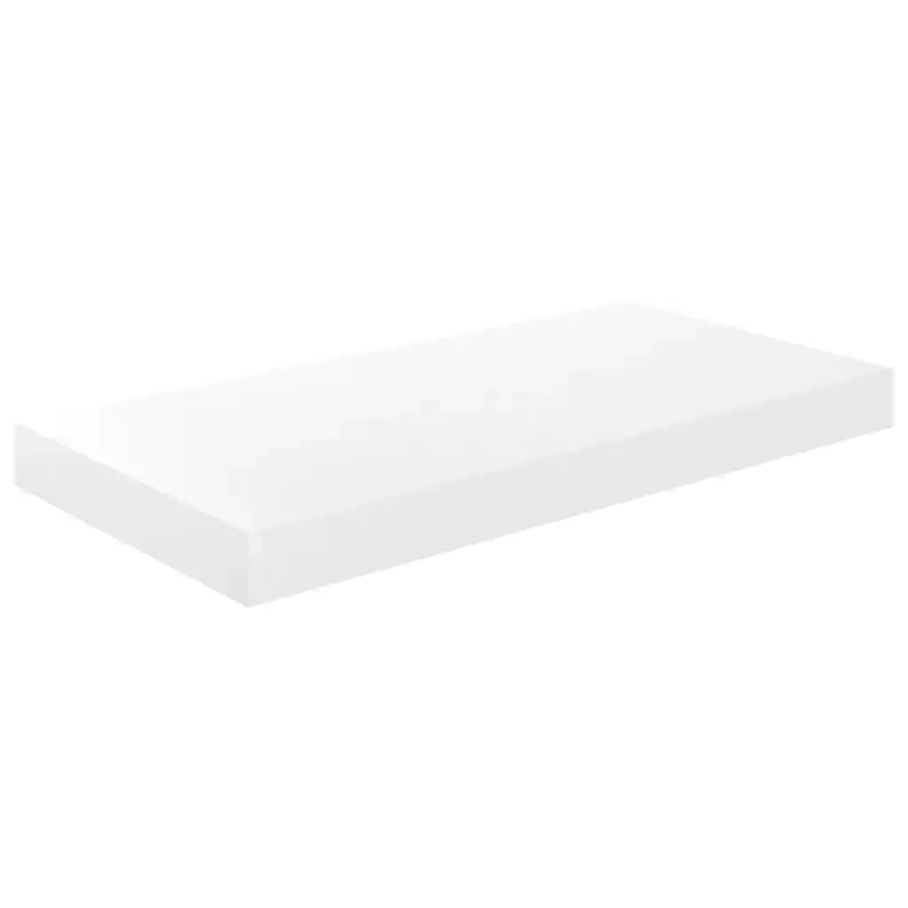 Scaffale a Parete Bianco Lucido 50x23x3,8 cm in MDF cod mxl 33275