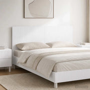 Testiera da Muro ARNHEM Bianco Legno ingegnerizzato 896745