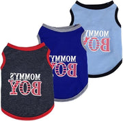 Costumi per piccoli e medi animali da compagnia blu - Set completo con giacca e maglietta per mamme - Abbigliamento per cani maschi