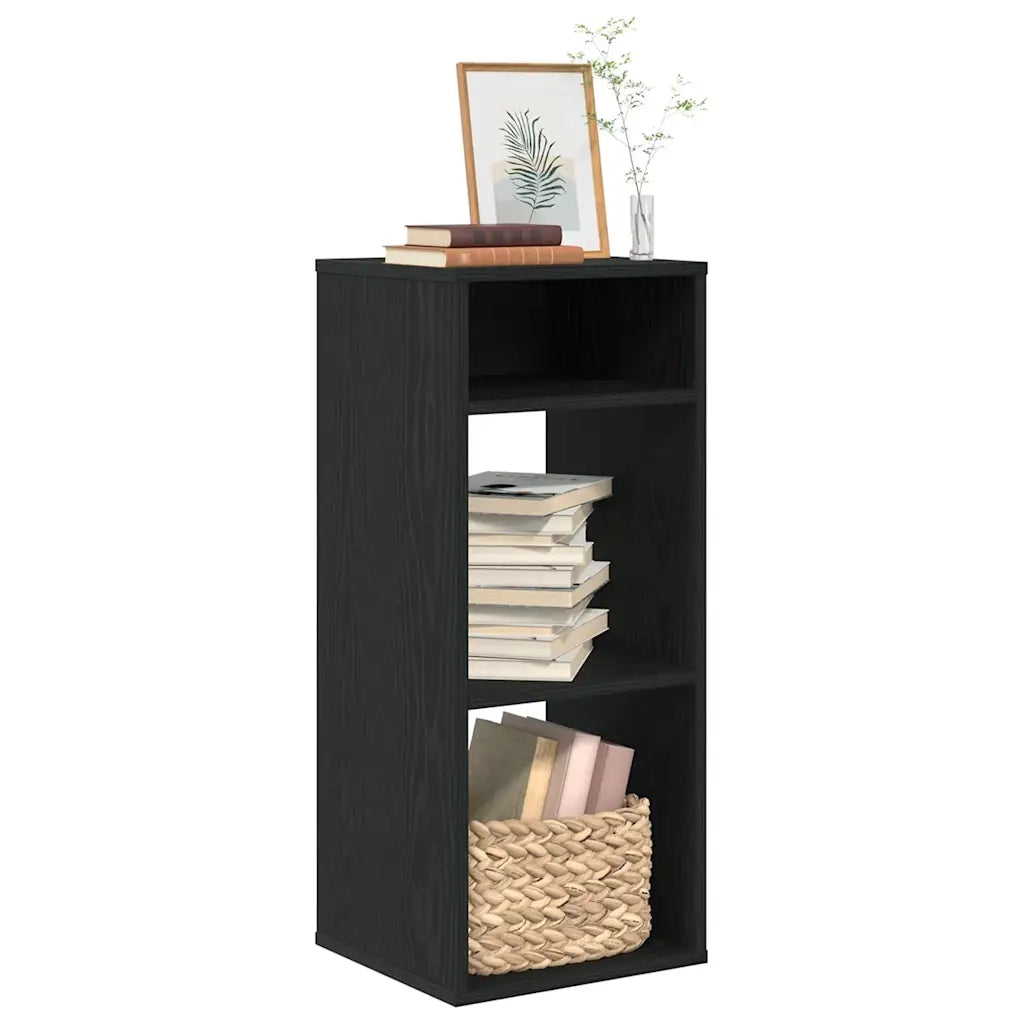 vidaXL Libreria Nera 34x31x80 cm in Legno Multistrato