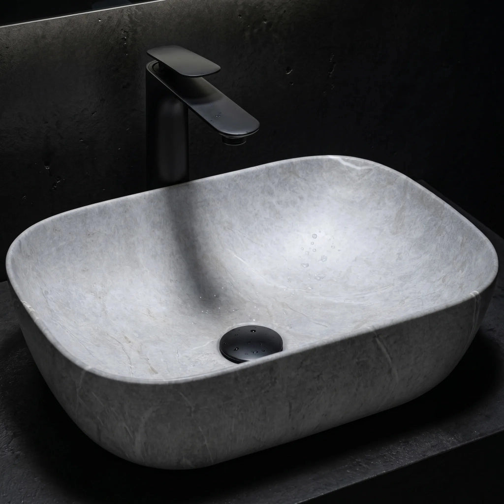 Lavabo Da Appoggio Rea Livia Grey