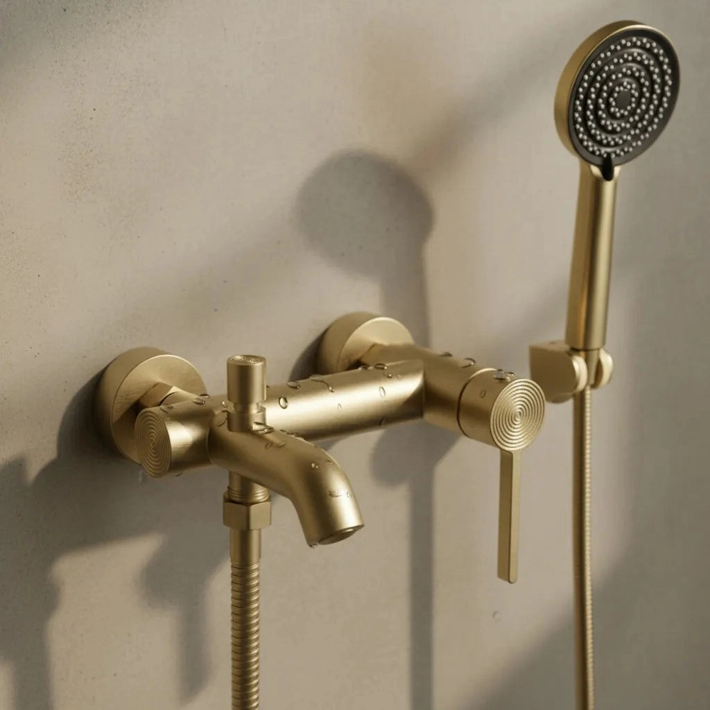 Rubinetto Da Vasca Rea Foster Gold Brush