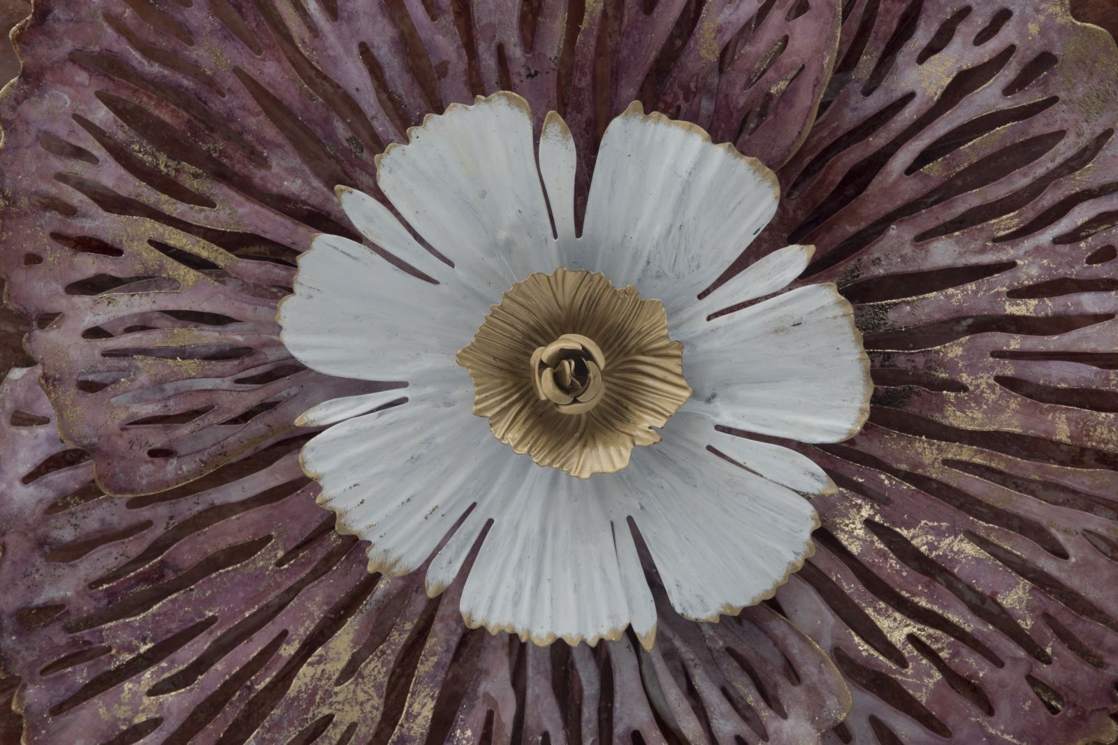 Pannello Bunga 73,5x11x72 cm in Ferro Multicolor