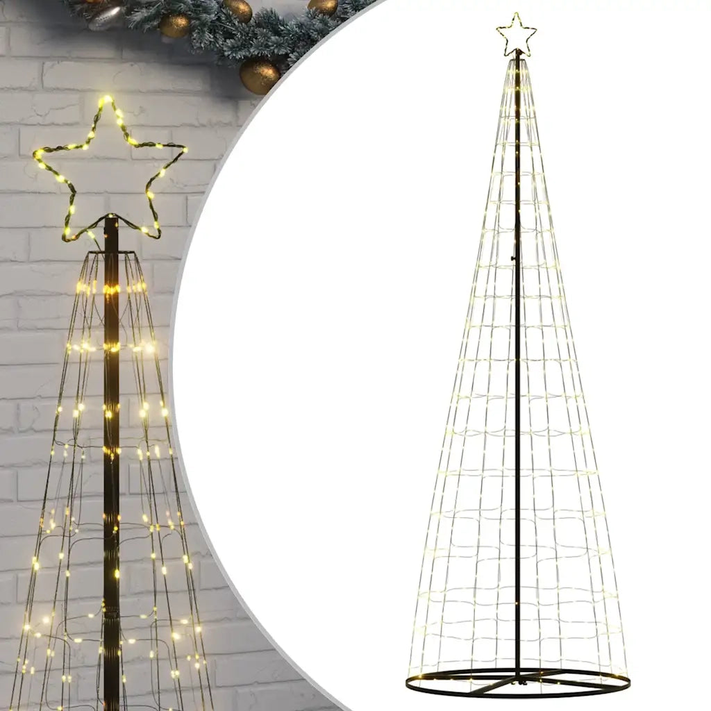 Albero di Natale a LED 550 LED Bianco Caldo 300 cm 4016452