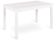 Tavolo Allungabile 130/210x80x76 cm in Legno Top in Melaminico Bianco Frassinato