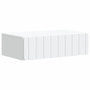 Tavolino da Parete Laterale Bianco 59 x 34,5 x 17 cm 898315