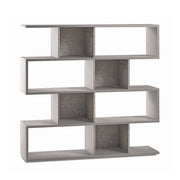 Libreria modulare 4 piani 150x37x144H cm in kit colore Cemento