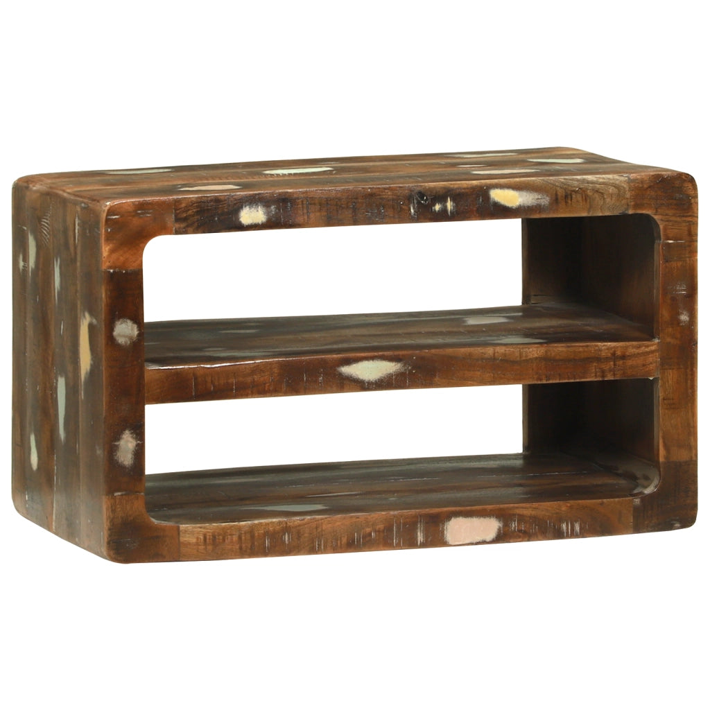 cabinet TV 60x32x36 cm in legno massello di recupero
