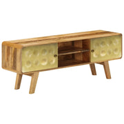 Mobile Porta TV in Legno Massello di Mango 120x30x45 cm 246340