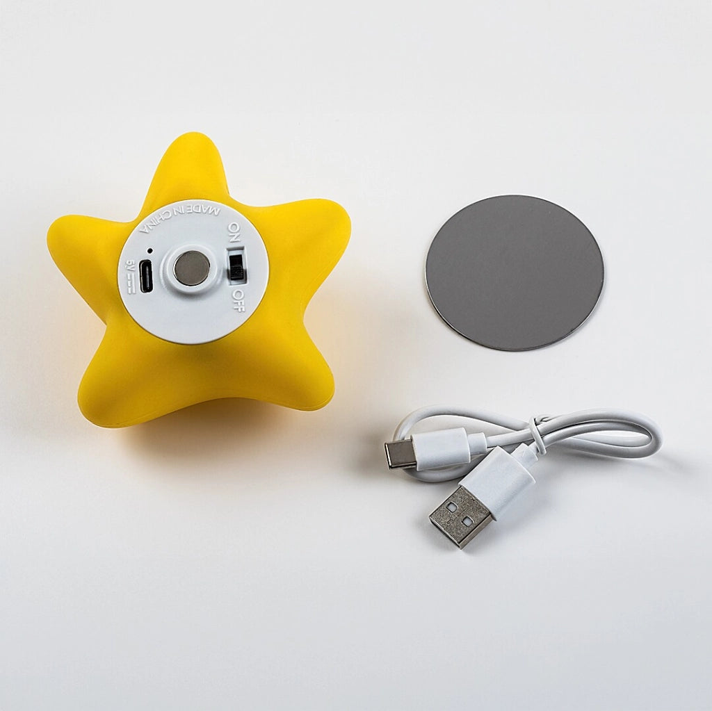 Lampada notturna LED stella gialla Dreamies Rabalux