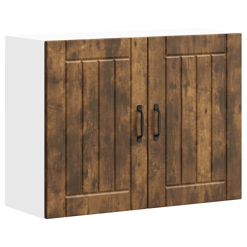 Pensile da Cucina Lucca Rovere Fumo in Legno Multistrato