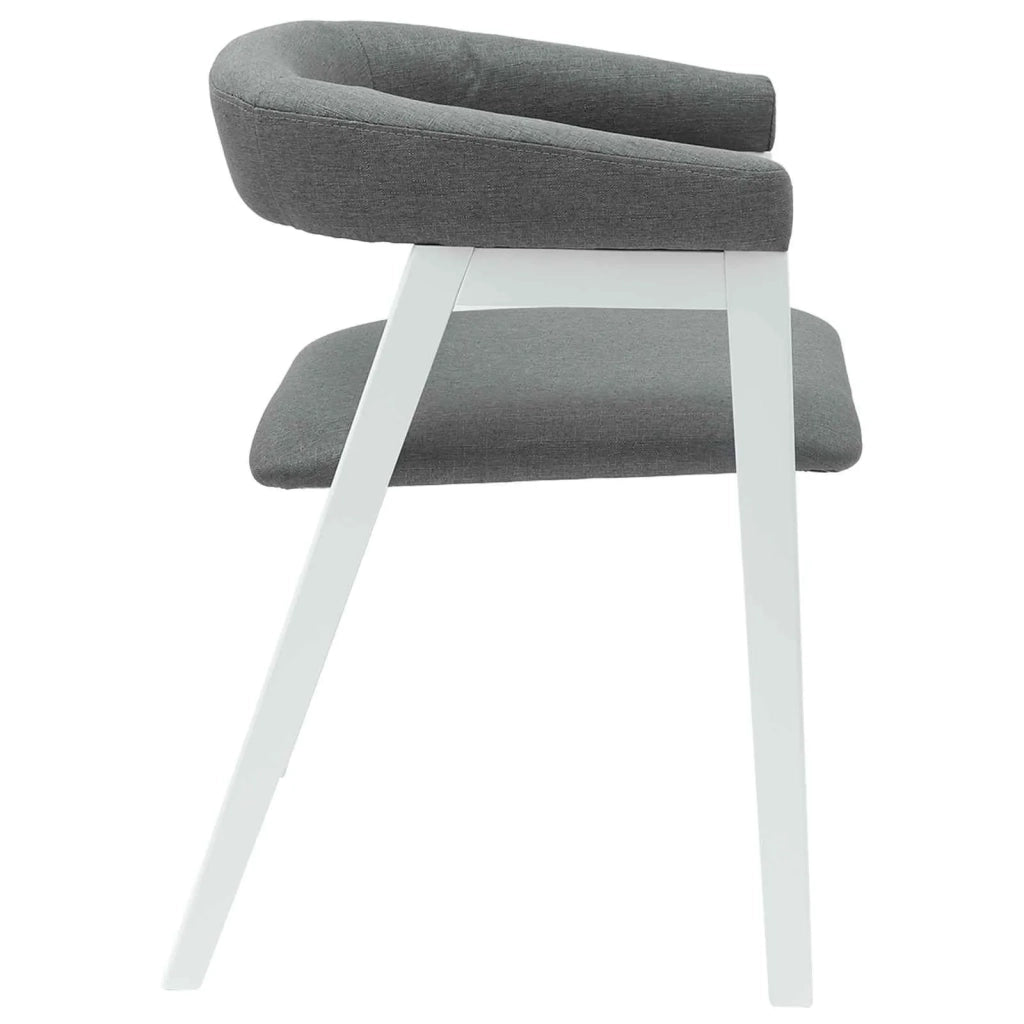 Sedie da pranzo 2 pcs Bianco 54 x 57 x 73 cm